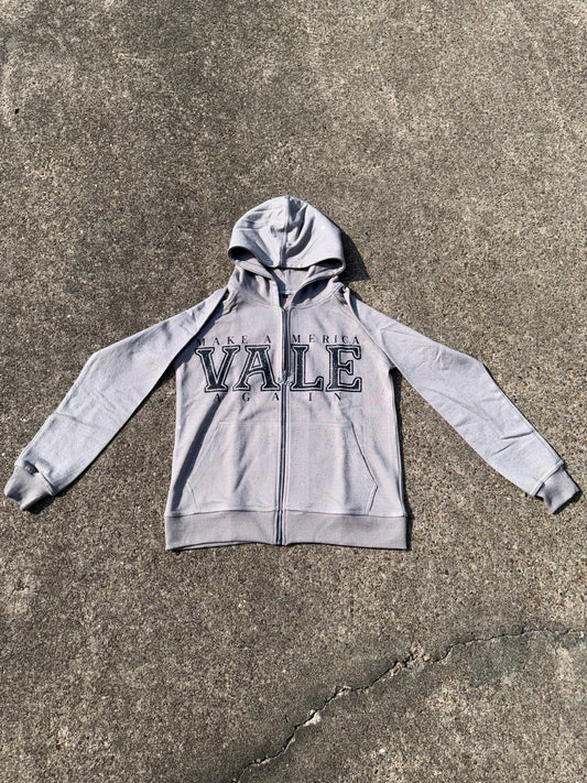 MAKE AMERICA VALE AGAIN ZIP-UP HOODIE